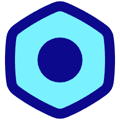 Settings Bolt Nut Icon from Plump Pop Set