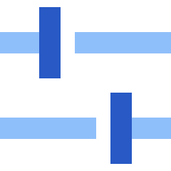Settings Slider Configuration Horizontal Icon from Sharp Flat Set