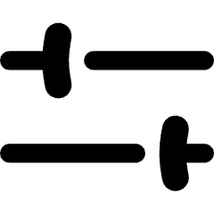 Settings Slider Configuration Horizontal Icon from Flex Remix Set