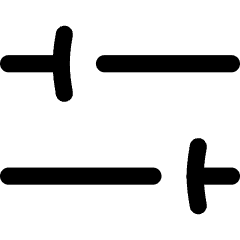 Settings Slider Configuration Horizontal Icon from Flex Line Set