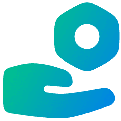 Share Setting Bolt Icon from Plump Gradient Set