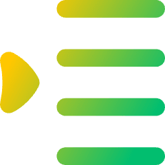 Show Sidebar Menu Icon from Flex Gradient Set