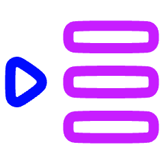 Show Sidebar Menu Icon from Plump Neon Set