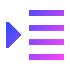 Show Sidebar Menu Icon from Sharp Gradient Set