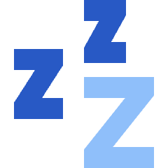 Sleep Icon from Sharp Flat Set