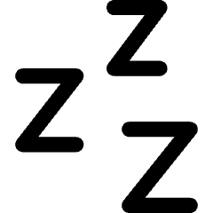 Sleep Icon from Core Line Set