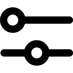 Slider Horizontal 1 Icon from Micro Line Set