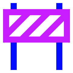 Under Construction Icon from Sharp Neon Set