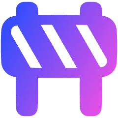 Under Construction Icon from Plump Gradient Set