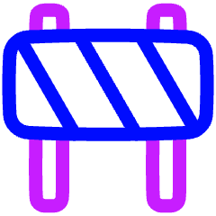 Under Construction Icon from Plump Neon Set