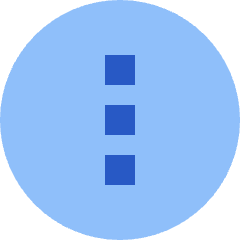 Vertical Menu Circle Icon from Sharp Flat Set
