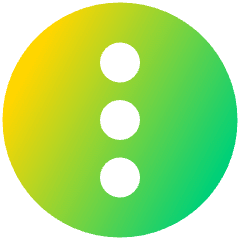 Vertical Menu Circle Icon from Plump Gradient Set