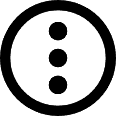 Vertical Menu Circle Icon from Core Remix Set