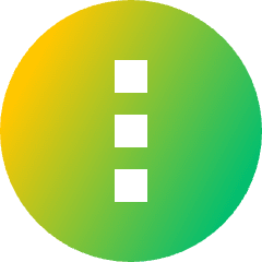 Vertical Menu Circle Icon from Sharp Gradient Set