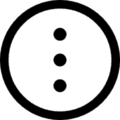Vertical Menu Circle Icon from Core Line Set