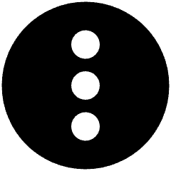 Vertical Menu Circle Icon from Plump Solid Set