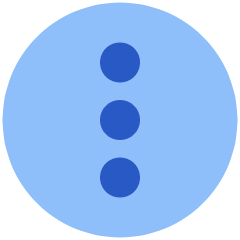 Vertical Menu Circle Icon from Plump Flat Set