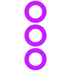 Vertical Menu Icon from Plump Neon Set