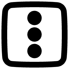 Vertical Menu Square Icon from Plump Remix Set
