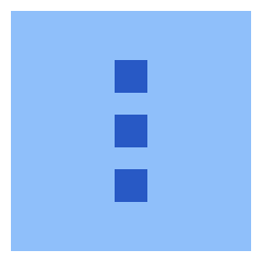 Vertical Menu Square Icon from Sharp Flat Set