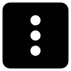 Vertical Menu Square Icon from Core Solid Set