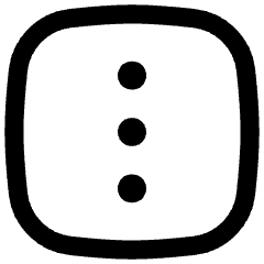 Vertical Menu Square Icon from Flex Line Set