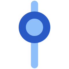 Vertical Slider 1 Icon from Plump Flat Set