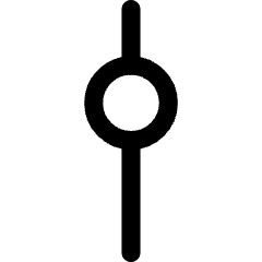 Vertical Slider 1 Icon from Core Line Set