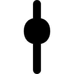 Vertical Slider 1 Icon from Flex Solid Set