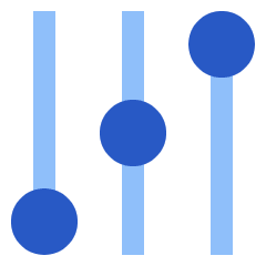 Vertical Slider 2 Icon from Sharp Flat Set