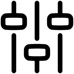 Vertical Slider 3 Icon from Plump Line Set