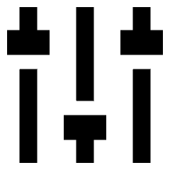 Vertical Slider 3 Icon from Sharp Remix Set