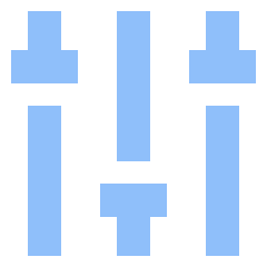 Vertical Slider 3 Icon from Sharp Flat Set