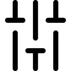 Vertical Slider 3 Icon from Core Line Set