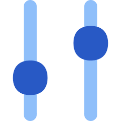 Vertical Slider 4 Icon from Flex Flat Set