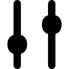 Vertical Slider 4 Icon from Flex Solid Set