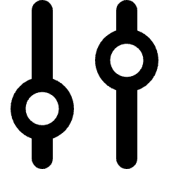 Vertical Slider 4 Icon from Core Remix Set