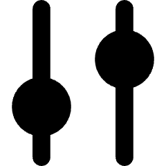 Vertical Slider 4 Icon from Core Solid Set