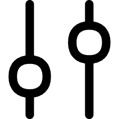 Vertical Slider 4 Icon from Flex Line Set