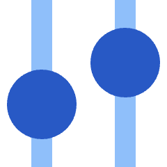 Vertical Slider 4 Icon from Sharp Flat Set