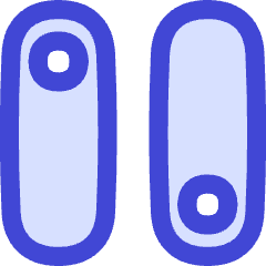Vertical Toggle Button Icon from Flex Duo Set