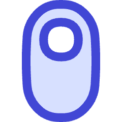 Vertical Toggle Button Single Top Icon from Flex Duo Set