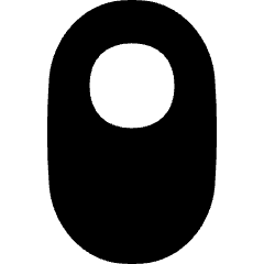 Vertical Toggle Button Single Top Icon from Flex Solid Set