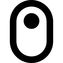 Vertical Toggle Button Single Top Icon from Sharp Remix Set