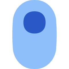 Vertical Toggle Button Single Top Icon from Flex Flat Set