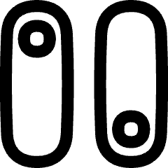 Vertical Toggle Button Icon from Flex Line Set