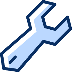 Wrench 2 Icon from Cyber Duotone Set