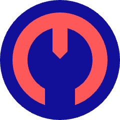 Wrench Circle Icon from Sharp Pop Set