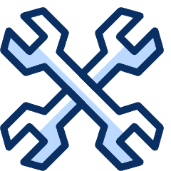 Wrench Double Icon from Cyber Duotone Set