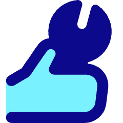 Wrench Hand Icon from Core Pop Set